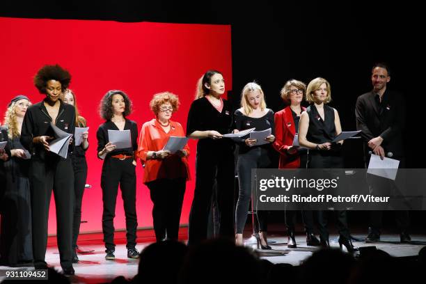 Christelle Chollet, Rachel Khan, Sophia Aram, Andrea Ferreol, Delphine Horvilleur, Chloe Jouannet, Stephanie Bataille, Wendy Bouchard and Raphael...