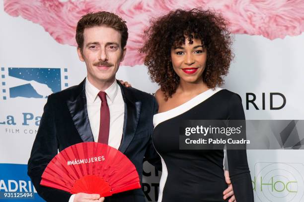 Victor Clavijo and Montse Pla attend the 'Union de Actores' awards at Circo Price theater on March 12, 2018 in Madrid, Spain.