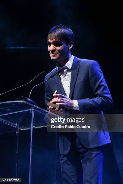 Eneko Sagardoy attends the 'Union de Actores' awards gala at Circo Price theater on March 12, 2018 in Madrid, Spain.