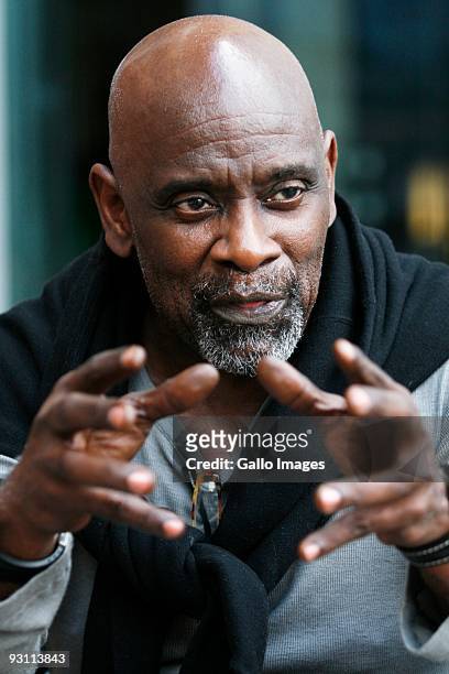 Chris Gardner is interview for the Rapport Newspaper at the Westin Grand, about how Nelson Mandela inspired him to get involved in South Africa,...