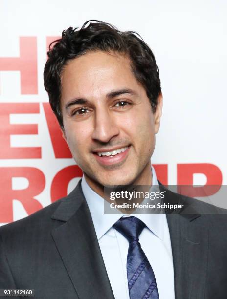 Maulik Pancholy attends The New Group 2018 Gala at Tribeca Rooftop on March 12, 2018 in New York City.