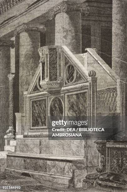 Pulpit Rome 222 Pulpit Drawing Stock Photos, High-Res Pictures, and Images - Getty ...