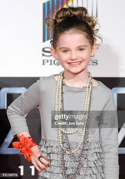 Actress Morgan Lily attends "2012" Japan Premiere at Roppongi Hills Arena on November 17, 2009 in Tokyo, Japan. The film will open on November 21 in...