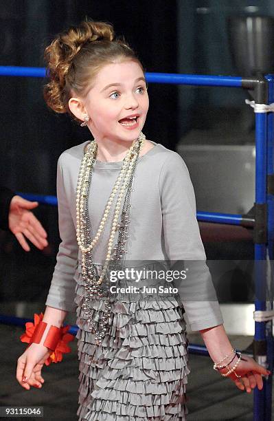 Actress Morgan Lily attends "2012" Japan Premiere at Roppongi Hills Arena on November 17, 2009 in Tokyo, Japan. The film will open on November 21 in...