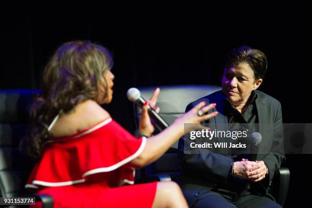 Tena Clark interviews Mary Wilson at GRAMMY Museum Mississippi on March 9, 2018 in Cleveland, Mississippi.