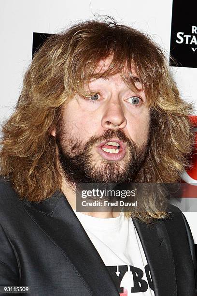 Justin Lee Collins arrives at the Q Awards 2009, at the Grosvenor House on October 26, 2009 in London, England.