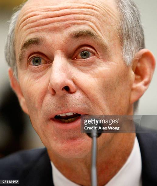 Thomas May, member of the Bank of America Board of Directors, testifies during a joint hearing before the House Oversight and Government Reform...