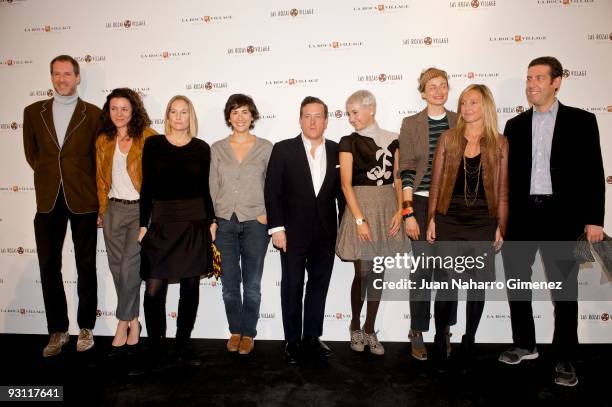 Journalist and blogger Scott Schuman , Garance Dore , Fiona Ferrer and businesswoman Carla Royo Villanova attend a fashion meeting and signing event...