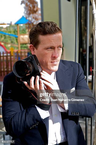 Journalist and blogger Scott Schuman attends a fashion meeting and signing event for his fashion blog 'The Sartorialist' on November 17, 2009 in...