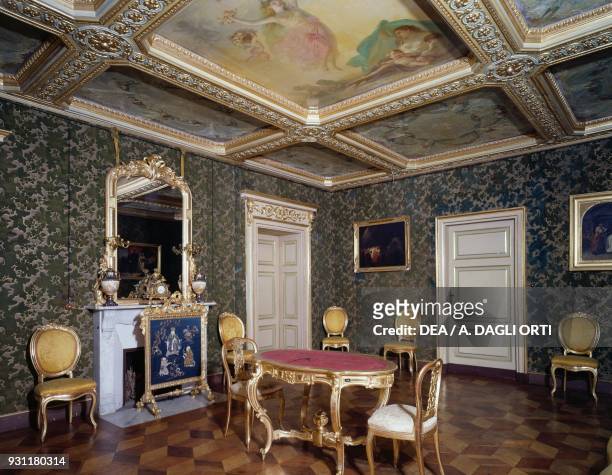 Golden room, La Mandria estate, Venaria Royal Palace . Italy, 18th century.