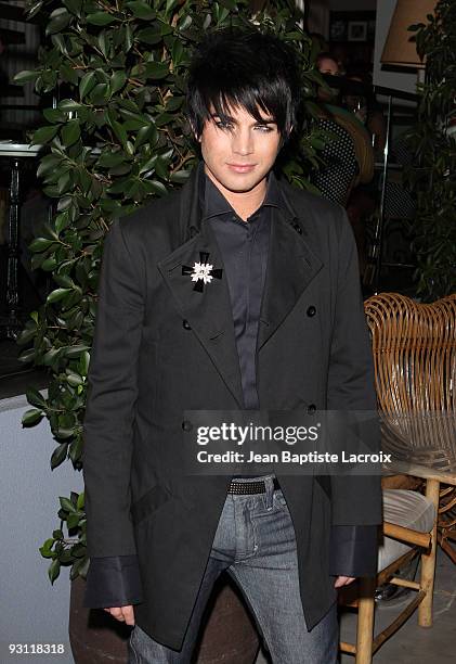 Adam Lambert arrives at TV GUIDE Magazine's Hot List Party at SLS Hotel on November 10, 2009 in Beverly Hills, California.