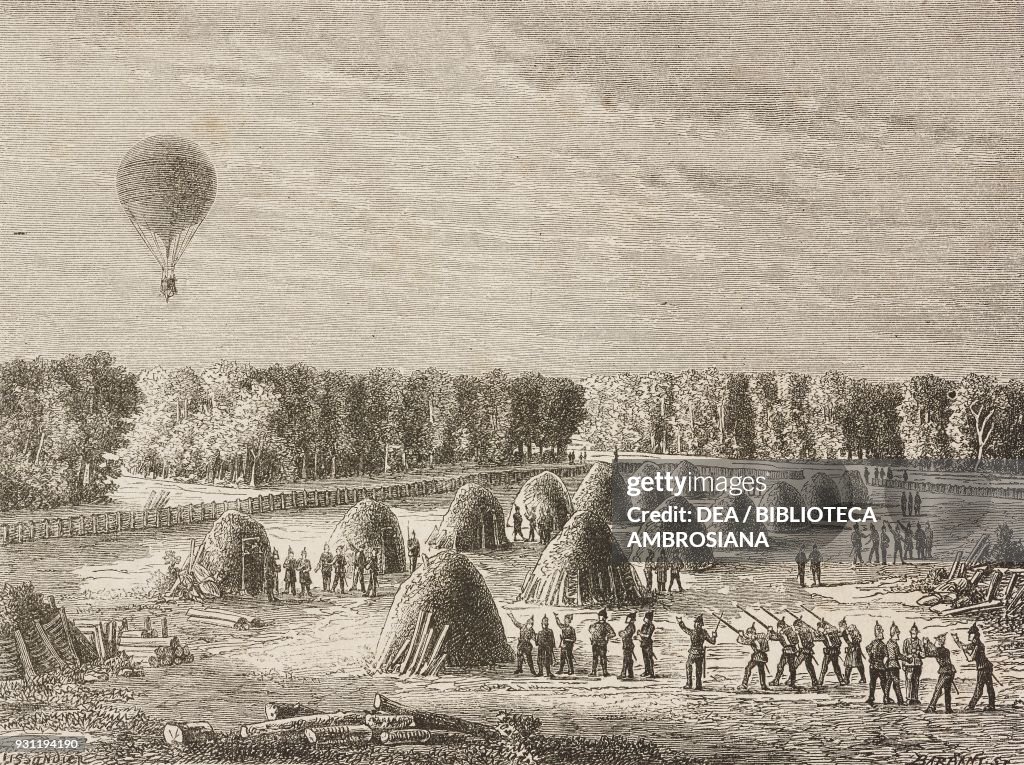 One of the balloons used in the Siege of Paris