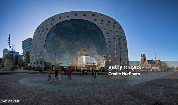 The Markthal or The Market Hall is one of the most famous landmarks of Rotterdam and The Netherlands. There horseshoe shaped buildings that opened in...