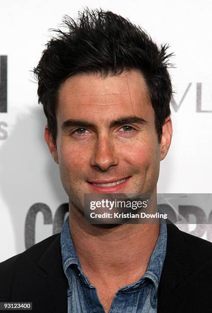 Singer Adam Levine arrives at Cosmopolitan's 2009 Fun Fearless Awards at the SLS Hotel on March 2, 2009 in Beverly Hills, California.