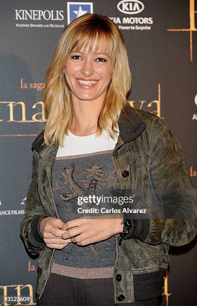 Susana Griso attends "The Twilight Saga: New Moon" at Kinepolis cinema on November 17, 2009 in Madrid, Spain.