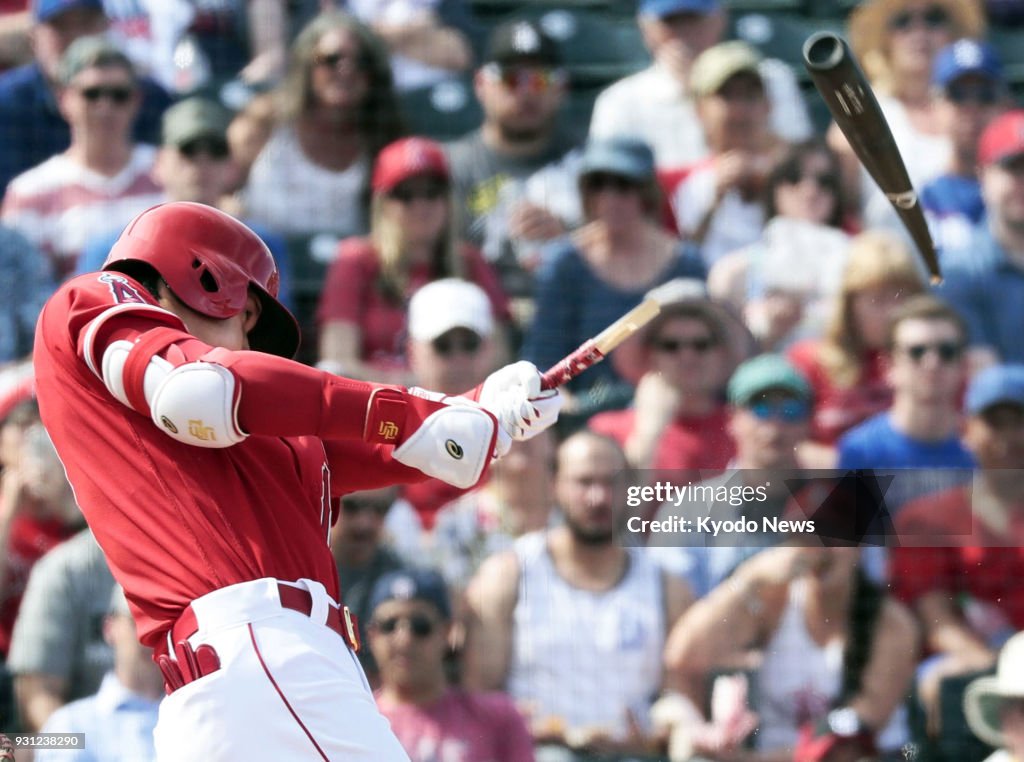 Baseball: Ohtani at Angels spring training