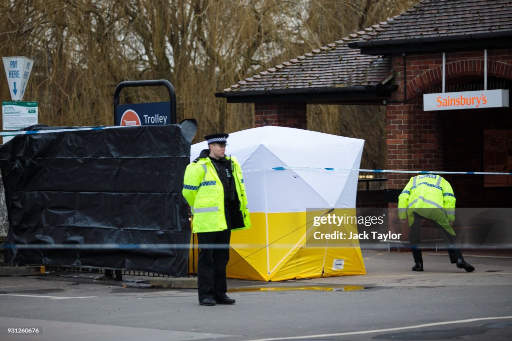 Investigations Continue At The Scene Of Salisbury Spy Poisoning