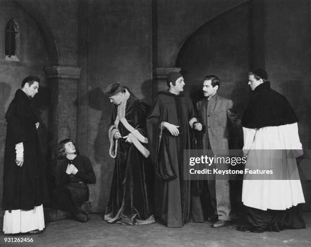 Swedish actress Ingrid Bergman plays actress Mary Grey who is playing Saint Joan of Arc, in the Maxwell Anderson play 'Joan of Lorraine', on the US...