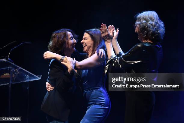 Petra Martinez and Mamen Camacho attend the Union de Actores Awards ceremony at the Circo Price on March 12, 2018 in Madrid, Spain.