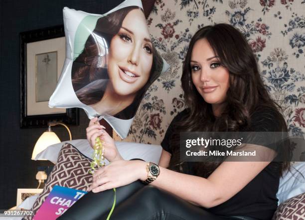 Charlotte Crosby during 'The Charlotte Show' photocall at Charlotte Street Hotel on March 13, 2018 in London, England.