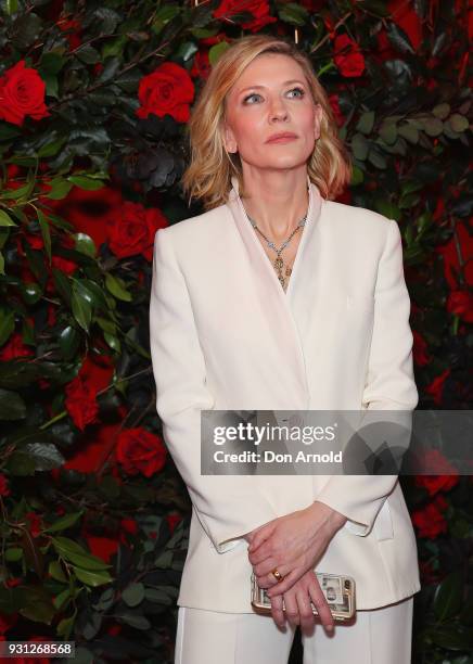 Cate Blanchett attends the Si Passione By Giorgio Armani Launch on March 13, 2018 in Sydney, Australia.