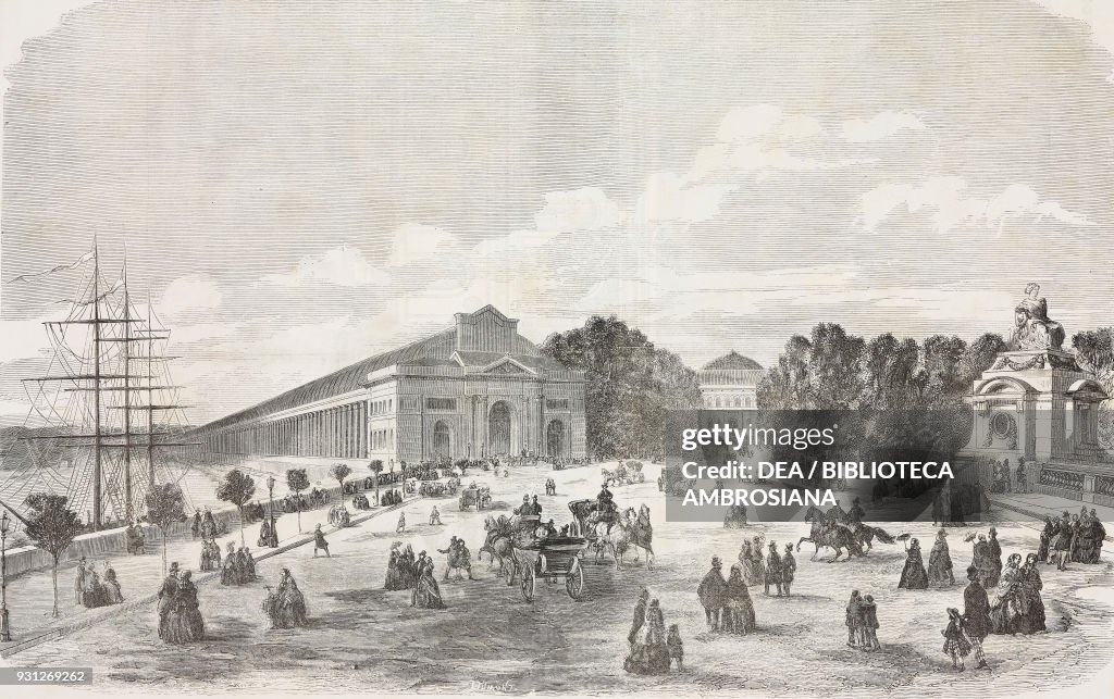 Gallery of machinery, Universal Exposition, Paris