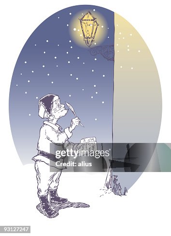 Writing santa Writing santa