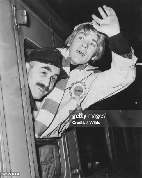 English actors Anthony Booth , or Tony Booth, and Warren Mitchell , who play Mike Rawlins and Alf Garnett respectively in the BBC television series...