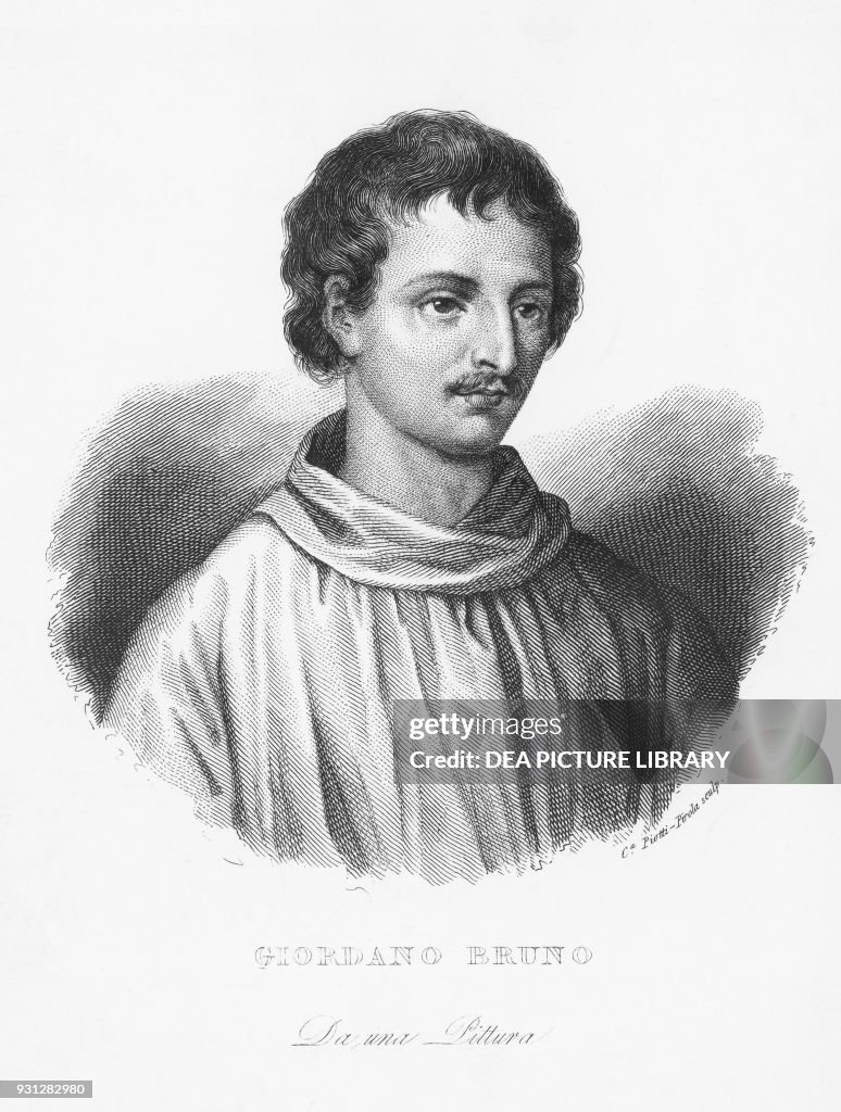 Portrait of Giordano Brun