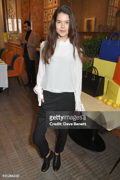 Sarah Ann Macklin attends the Espie Roche launch breakfast at The Chess Club on March 13, 2018 in London, England.