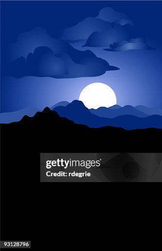 Moonlit Mountains Moonlit Mountains