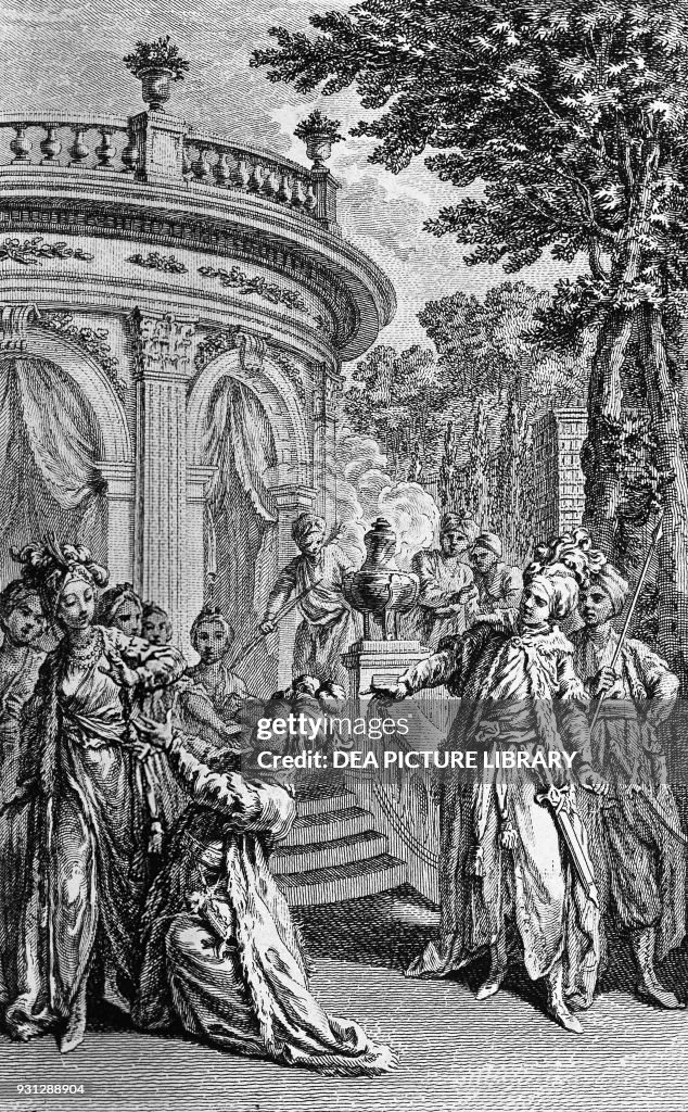 Illustration for Esther, tragedy by Jean Racine