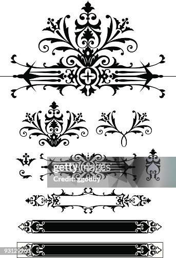 Vectorized Scroll Elements 2-1306 Vectorized Scroll Elements 2-1306