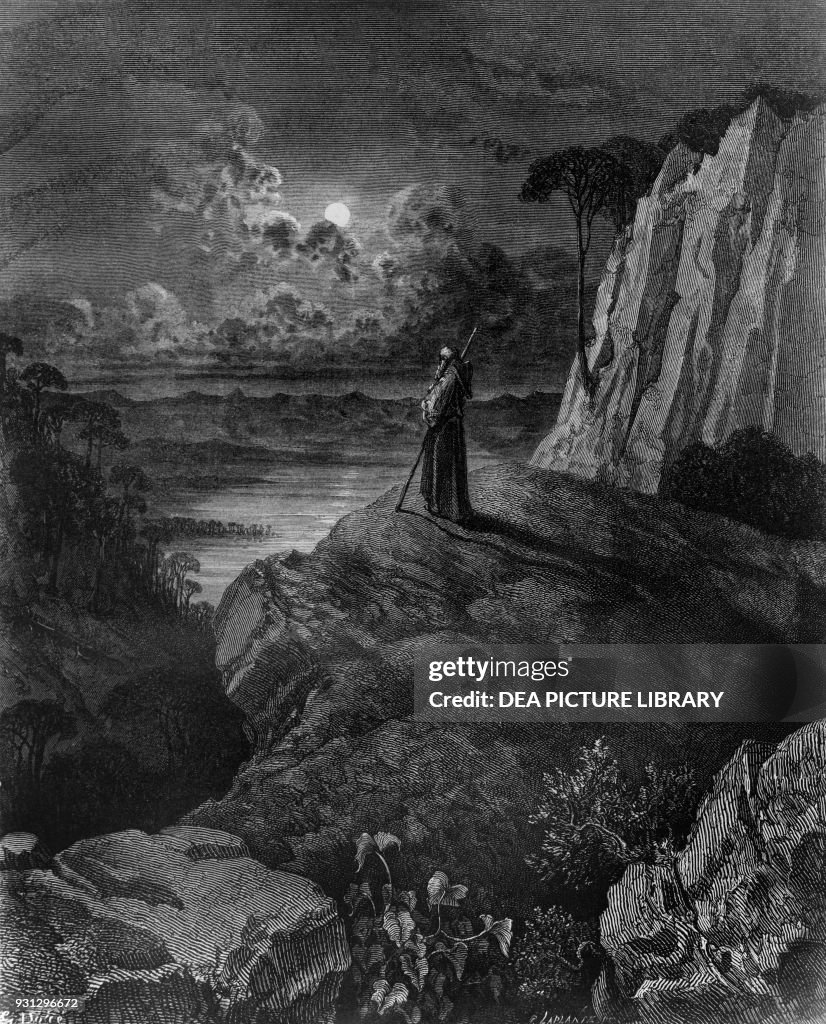 The Hermit on the Mountain, Illustration for Atala