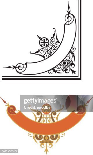 Vector Scroll Corner - 122805 Vector Scroll Corner - 122805