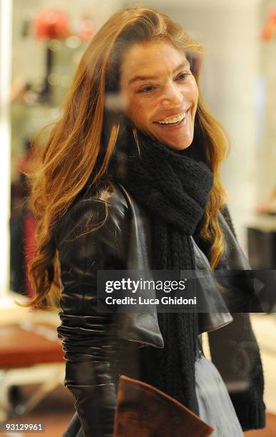 Fiona Swarovski is seen shopping on November 17, 2009 in Milan, Italy.