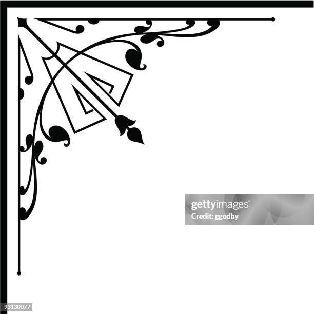 vector corner 3-13006 - right angle background stock illustrations