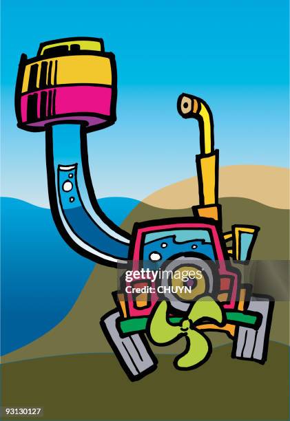 submarine suv car - car start button stock illustrations