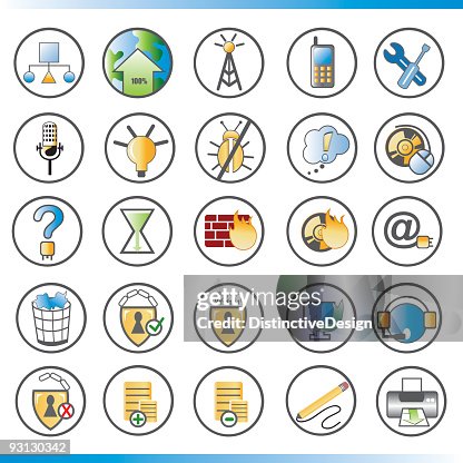 Tech Icons Set Tech Icons Set
