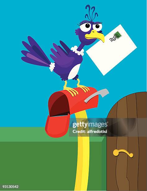 Messenger Bird High-Res Vector Graphic
