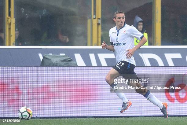 Timothy Castagne of Atalanta BC in action during the serie A match between Bologna FC and Atalanta BC at Stadio Renato Dall'Ara on March 11, 2018 in...