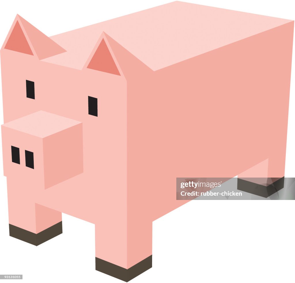 Square piggy