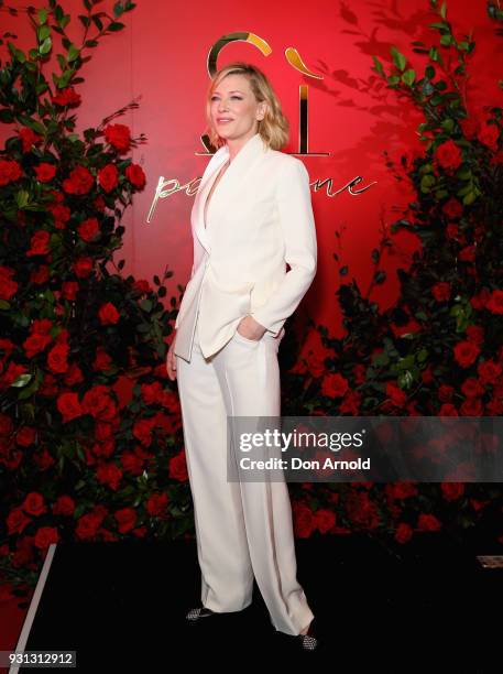 Cate Blanchett attends the Si Passione By Giorgio Armani Launch on March 13, 2018 in Sydney, Australia.