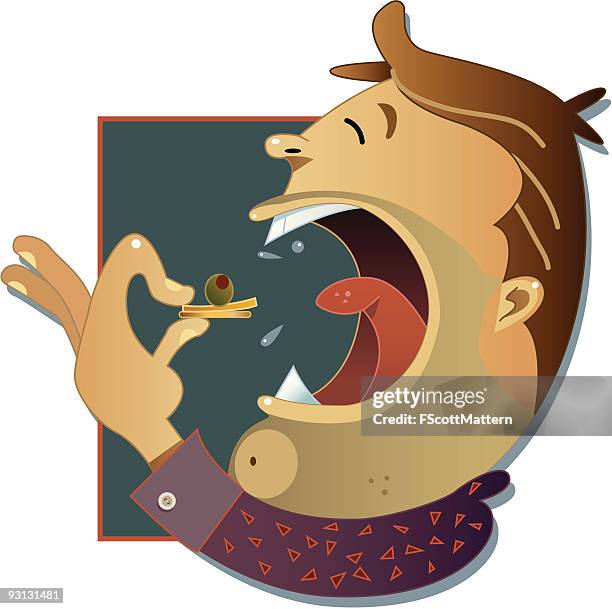 hors d'oeuvre guy - vector cheese and crackers stock illustrations