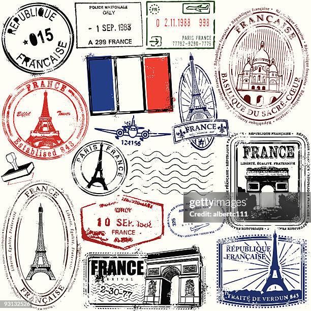 ol pair - passport stock illustrations