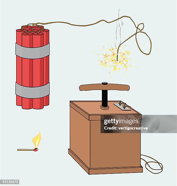 Exploding Dynamite Drawing Dynamite Ready To Explode High-Res Vector Graphic - Getty Images