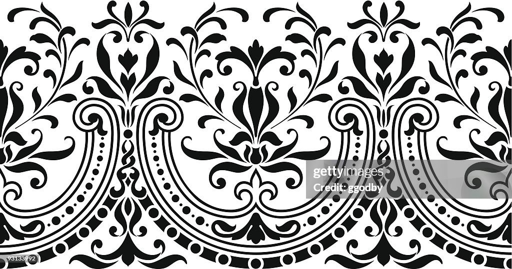 Repeating Scroll Border High-Res Vector Graphic - Getty Images
