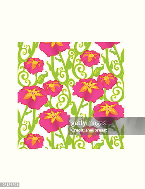 design - flowers 1 - vines wrapping stock illustrations