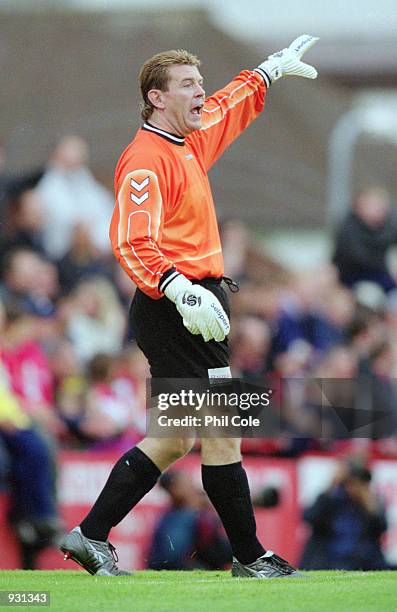 Andy Goram of Boreham Wood during the Pre-Season Friendly against Arsenal at Meadow Park in Boreham Wood, England. Mandatory Credit: Phil...