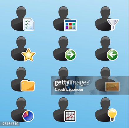 User Action Icon Set 4 User Action Icon Set 4
